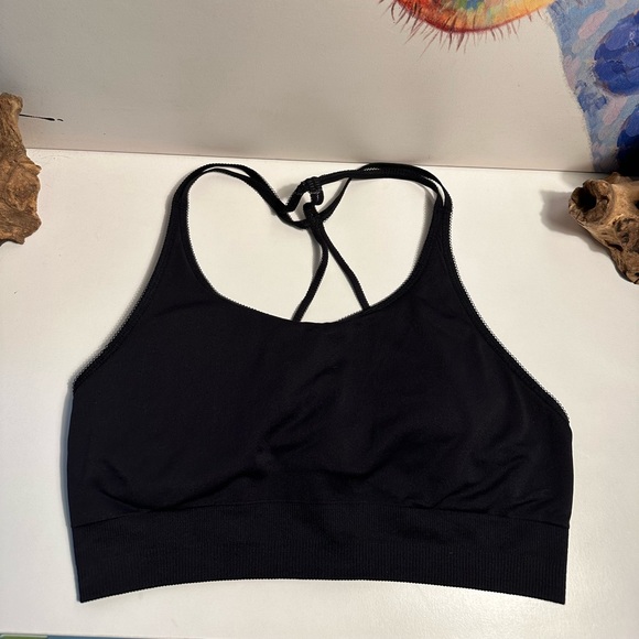 Fabletics Black Sports Bra - Picture 1 of 5